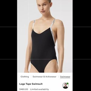 Burberry neon swim